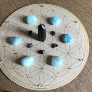 Crystal Grid~Flower of Life Crystal Grid - Altar Decoration