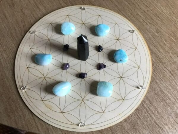 Crystal Grid~Flower of Life Crystal Grid - Altar Decoration