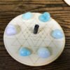 Crystal Grid~Sri Yantra Crystal Grid - Altar Decoration