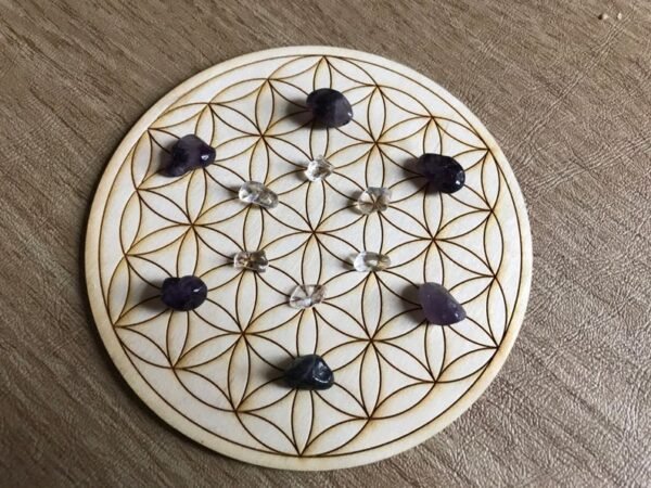 Crystal Grid~Flower of Life Crystal Grid - Altar Decoration