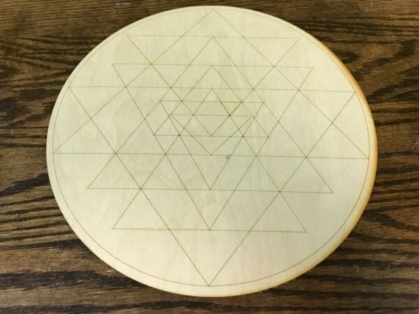 Crystal Grid~Sri Yantra Crystal Grid - Altar Decoration