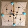 Crystal Grid~Golden Ratio Crystal Grid - Fibonacci Crystal Grid - Altar Decoration