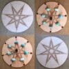 Crystal Grid~Faery Star Crystal Grid - Seven Pointed Septagram Crystal Grid - Altar Decoration