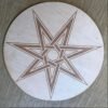 Crystal Grid~Faery Star Crystal Grid - Seven Pointed Septagram Crystal Grid - Altar Decoration