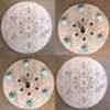 Crystal Grid~Metatron's Cube and Flower of Life Crystal Grid - Altar Decoration