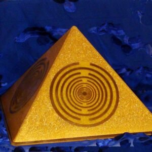 Orgone Pyramid Orgone Energy~Orgone orgonite® giant all-powerful golden pyramid, Orgone Generator, 5 MWO Lakhovsky, Golden Ratio Antenna, abundance, welfare, prosperity