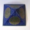 Orgone Pyramid Orgone Energy~Orgone orgonite® Giant Pyramid All Powerful, blue Orgone Generator, 5 gold plated 24K MWO Lakhovsky, Golden Ratio Antenna, Quintuple power