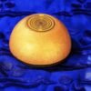 Orgone Energy~Orgone orgonite® mini golden dome, hemisphere, power of gold, 2 gold-plated (24K) Lakhovsky MWO, Golden Ratio Antenna, abundance, prosperity