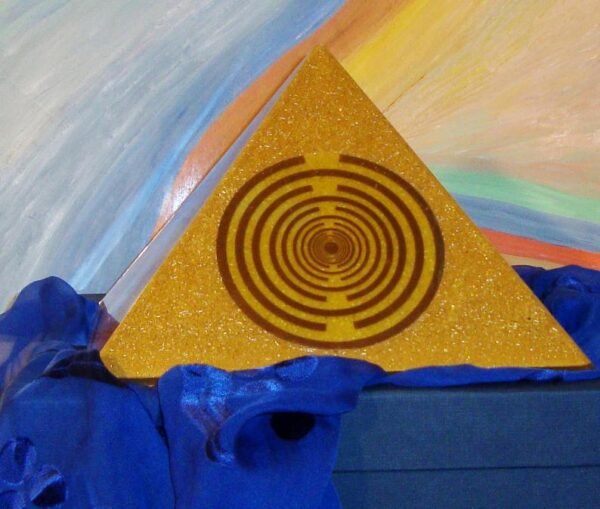 Orgone Pyramid Orgone Energy~Orgone orgonite® giant all-powerful golden pyramid, Orgone Generator, 5 MWO Lakhovsky, Golden Ratio Antenna, abundance, welfare, prosperity