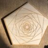 Crystal Grid~Geometric Pentagon Crystal Grid - Altar Decoration