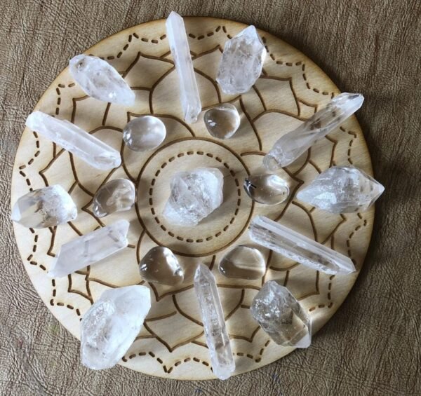 Crystal Grid~Crown Chakra Crystal Grid - Altar Decoration