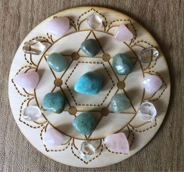 Crystal Grid~Heart Chakra Crystal Grid - Altar Decoration