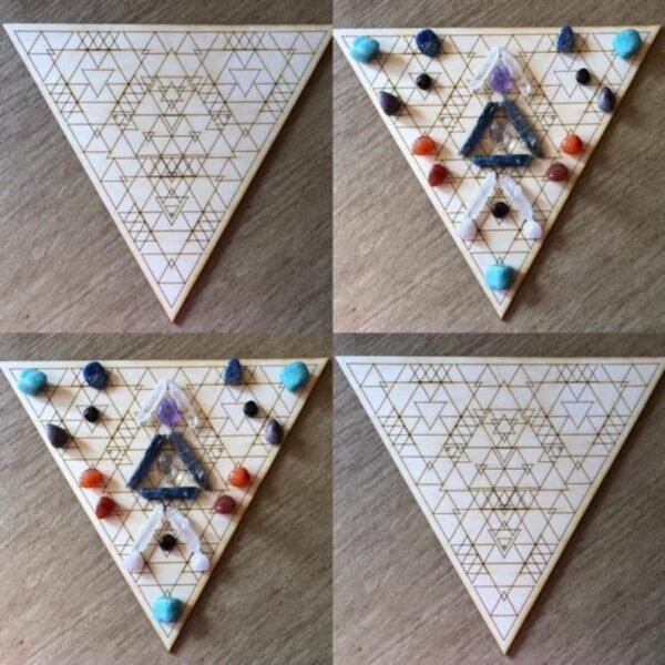 Crystal Grid~Triangle Crystal Grid - Altar Decoration