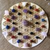 Crystal Grid~Flower of Life Crystal Grid - Inverted Flower of Life - Altar Decoration
