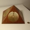 Orgone Energy~Orgone orgonite® Giant pyramid All Powerful, copper Orgone Generator, 5 gold plated 24 MWO Lakhovsky, Golden Ratio Antenna, Quintuple power