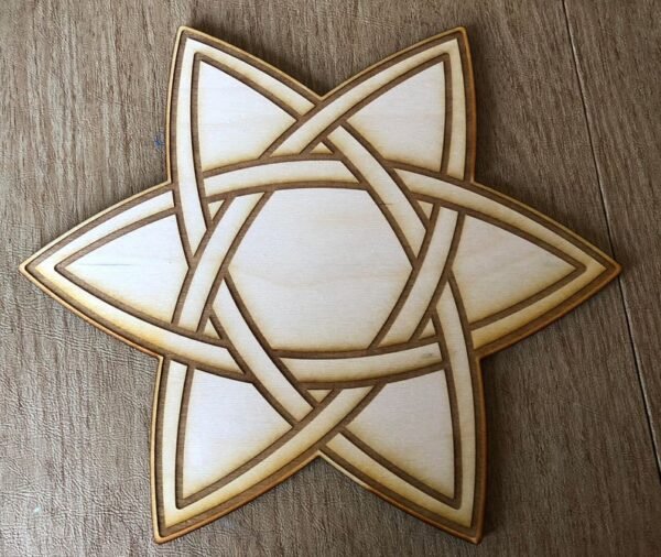 Crystal Grid~Celtic Star Crystal Grid - Altar Decoration