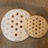 Crystal Grid~Flower of Life Tree of Life Crystal Grid - Altar Decoration