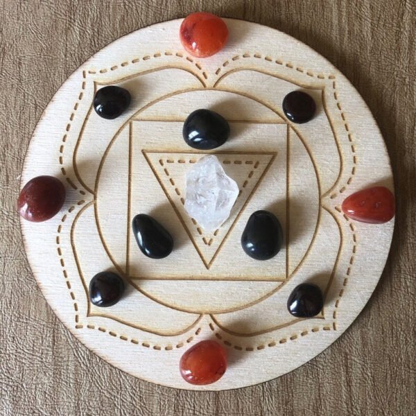 Crystal Grid~Root Chakra Crystal Grid - Altar Decoration
