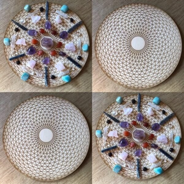 Crystal Grid~Torus Yantra Crystal Grid - Hypnotic Eye - Altar Decoration