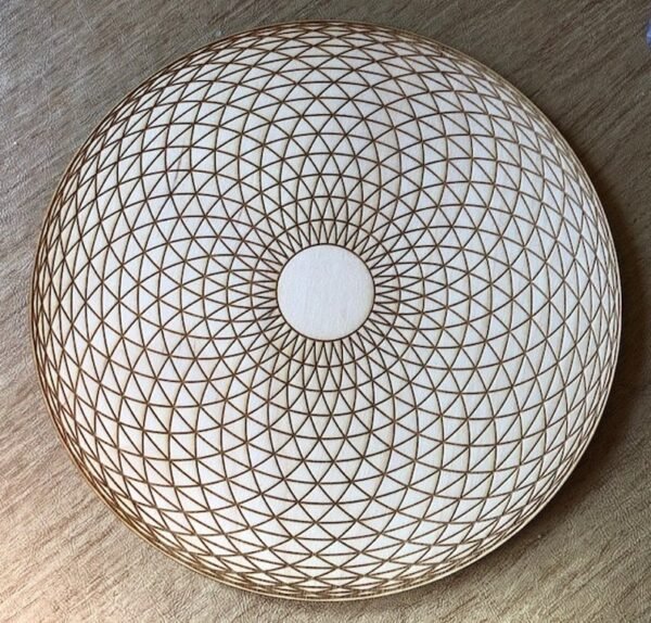 Crystal Grid~Torus Yantra Crystal Grid - Hypnotic Eye - Altar Decoration