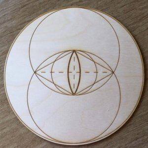 Crystal Grid~Vesica Piscis Crystal Grid - Altar Decoration