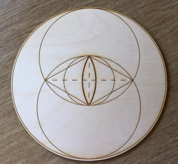 Crystal Grid~Vesica Piscis Crystal Grid - Altar Decoration
