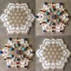 Crystal Grid~Flower of Life Lotus Crystal Grid - Altar Decoration