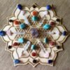 Crystal Grid~Flower of Life Lotus Crystal Grid - Altar Decoration