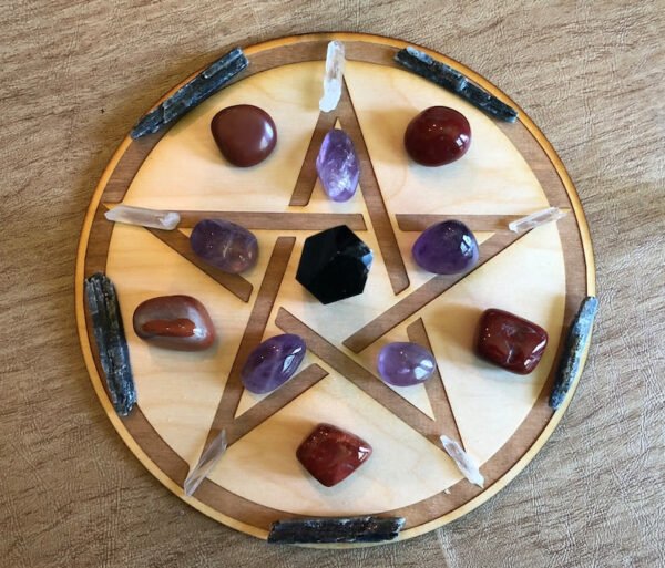 Crystal Grid~Pentagram Crystal Grid - Altar Decoration