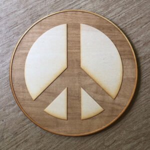 Crystal Grid~Peace Crystal Grid - Peace Sign Crystal Grid - Altar Decoration