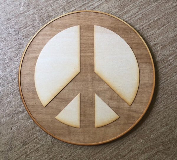 Crystal Grid~Peace Crystal Grid - Peace Sign Crystal Grid - Altar Decoration