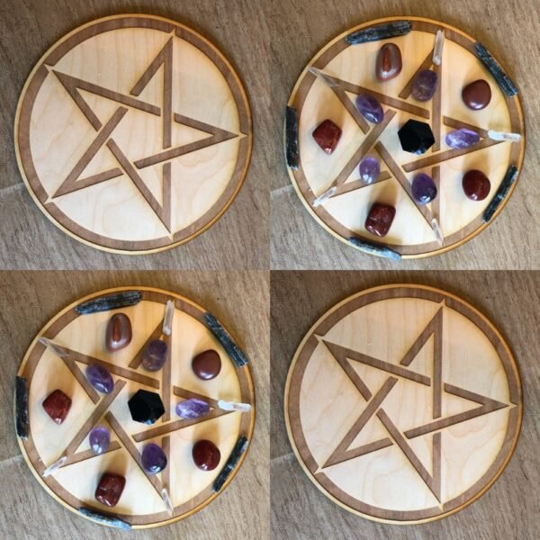 Crystal Grid~Pentagram Crystal Grid - Altar Decoration