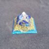 Orgone Energy~Orgonite® Pyramid Energy Healing Orgone® Pyramid Small Flower of Life Lapis Lazuli & quartz crystal EMF / RF Protection