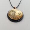 Orgone Energy~Orgonite® Pendant - Yin Yang flower of life orgone amulet pendant with quartz crystal. Protection from EMF / RF radiation of cell phone