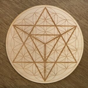 Crystal Grid~Merkaba Flower of Life Crystal Grid - Merkaba Crystal Grid - Altar Decoration