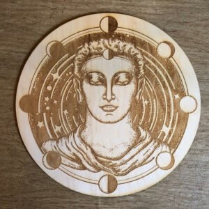 Crystal Grid~Buddha Moon Phase Crystal Grid - Altar Decoration