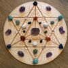 Crystal Grid~Merkaba Metatron's Cube Crystal Grid - Altar Decoration