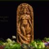【Wood Sculpture】Moon goddess, Aradia, lunar goddess, celtic, pagan, wiccan, wicca, altar, druid, witches, gaelic, gods