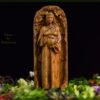 【Wood Sculpture】Danu, mother goddess, Dana, Irish goddess, pagan goddess, wiccan, wicca, altar, druid, witches, gaelic, celtic