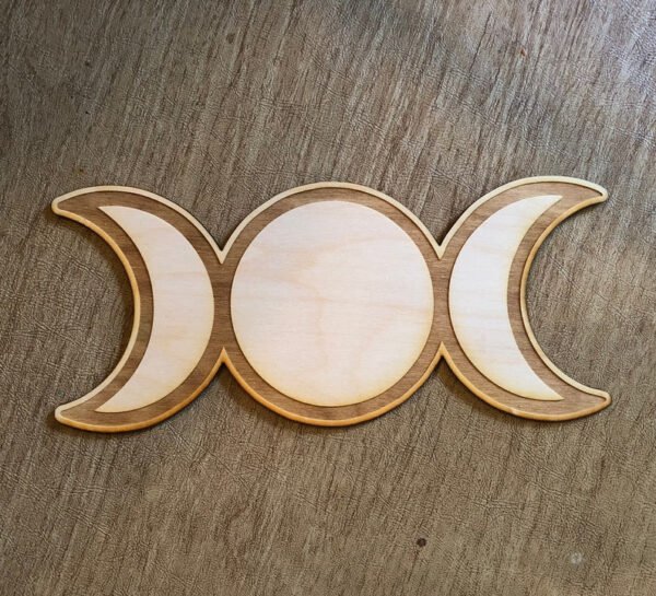 Crystal Grid~Triple Moon Crystal Grid - Altar Decoration