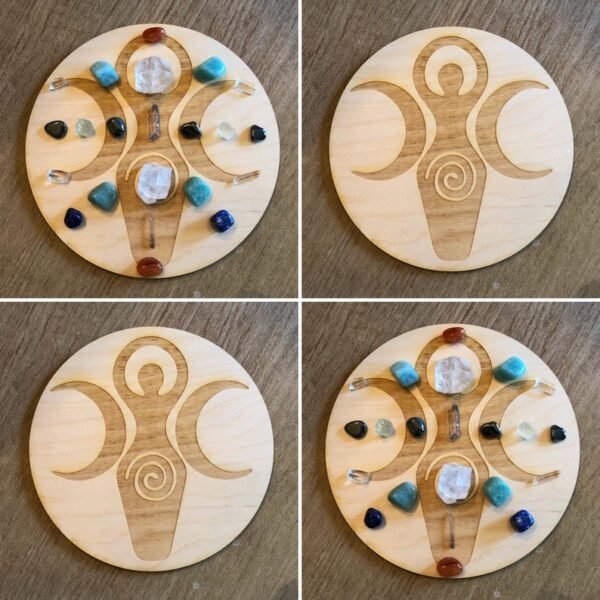 Crystal Grid~Goddess Moon Crystal Grid - Altar Decoration