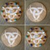 Crystal Grid~Celtic Triple Crescent Moon Crystal Grid - Altar Decoration