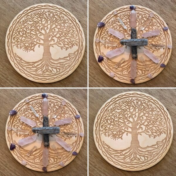Crystal Grid~Tree of Life Grid Crystal Grid - Altar Decoration