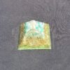 Orgone Energy~Orgonite® Pyramid Energy Healing Orgone® Pyramid Small Sri Yantra Amazonite & quartz crystal EMF / RF Protection