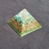 Orgone Energy~Orgonite® Pyramid Energy Healing Orgone® Pyramid Small Sri Yantra Amazonite & quartz crystal EMF / RF Protection