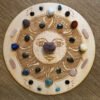 Crystal Grid~Sun Moon Phase Crystal Grid - Altar Decoration