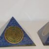 Orgone Energy~Orgone orgonite® Great Pyramid, cobalt blue, Energy Generator, 5 gold plated (24K) MWO by Lakhovsky, Golden Ratio Antenna