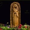 【Wood Sculpture】Brigid goddess, Brigit, Irish gods, pagan goddess, wiccan, wicca, altar, druid, witches, gaelic, celtic