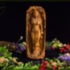 【Wood Sculpture】Morrigan, Morrigan goddess, Morrigu, war and fate goddess, Irish goddess, pagan, wiccan, wicca, altar, druid, witches, gaelic, celtic