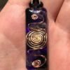 Orgone Energy~EMF and Psychic Protection 3rd Eye Orgone Crystal Healing Pendant
